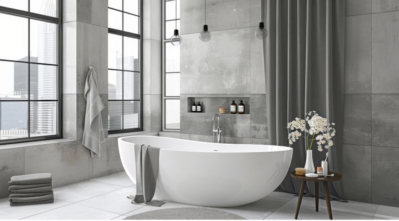 Oval Soaking Bathtub